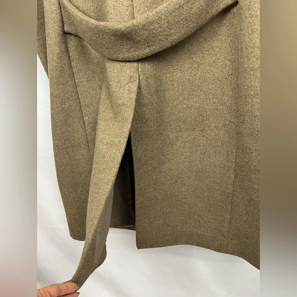 H&M women’s Brown Trench Coat,size medium - Picture 9 of 13